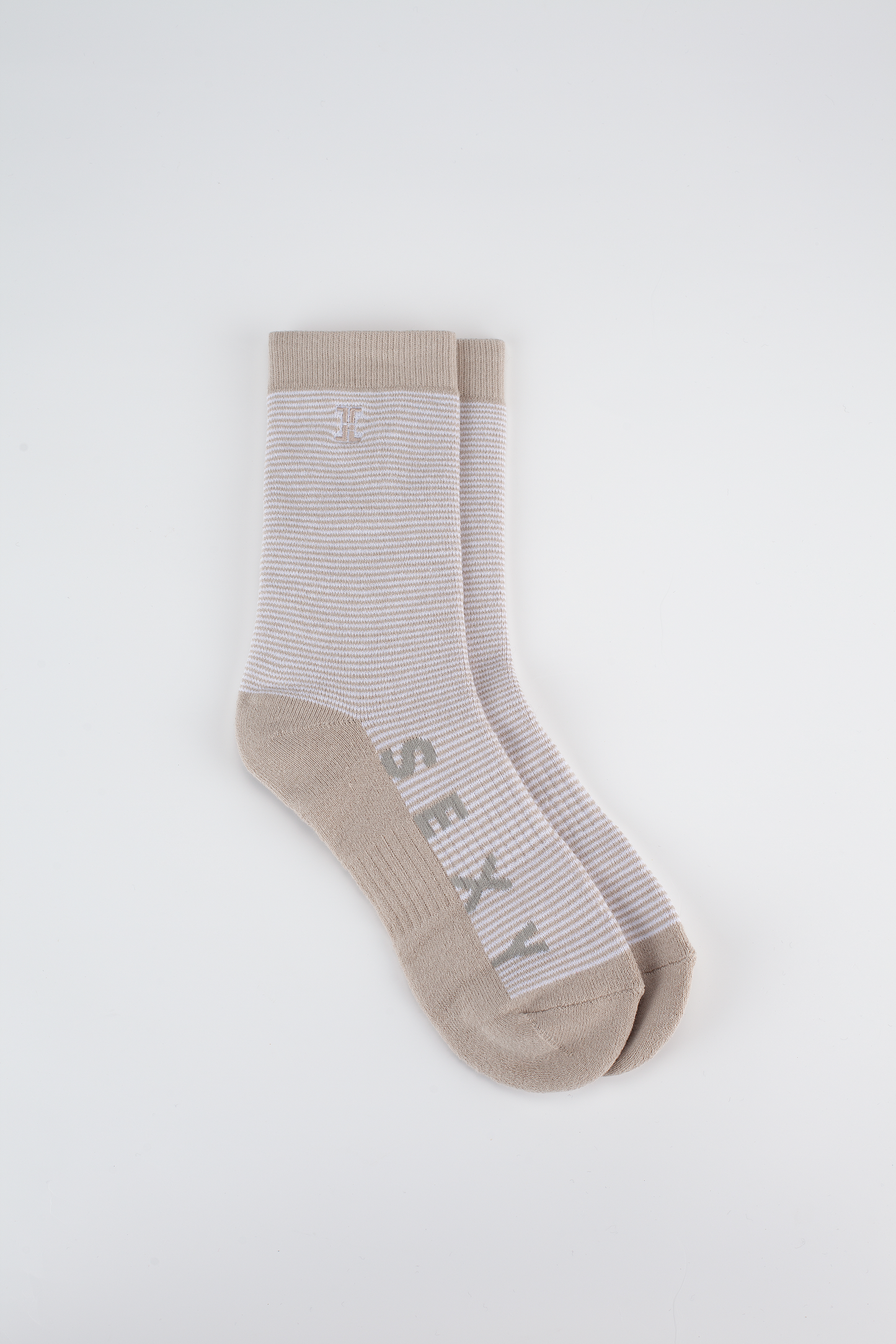 "Smart and Sexy" Crew Socks (3 Pair), Black Stripes, Navy Stripes, and White Stripes